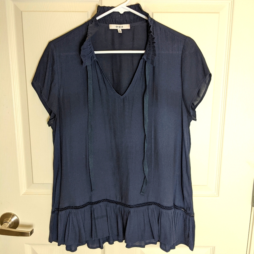 Ro & De Short Sleeve Blouse